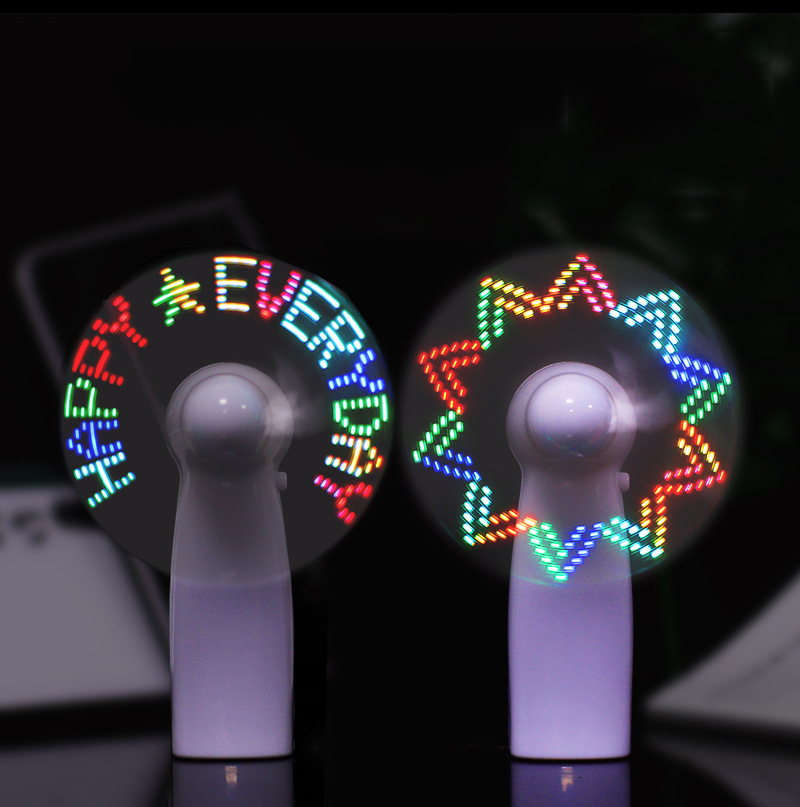 Led message fan